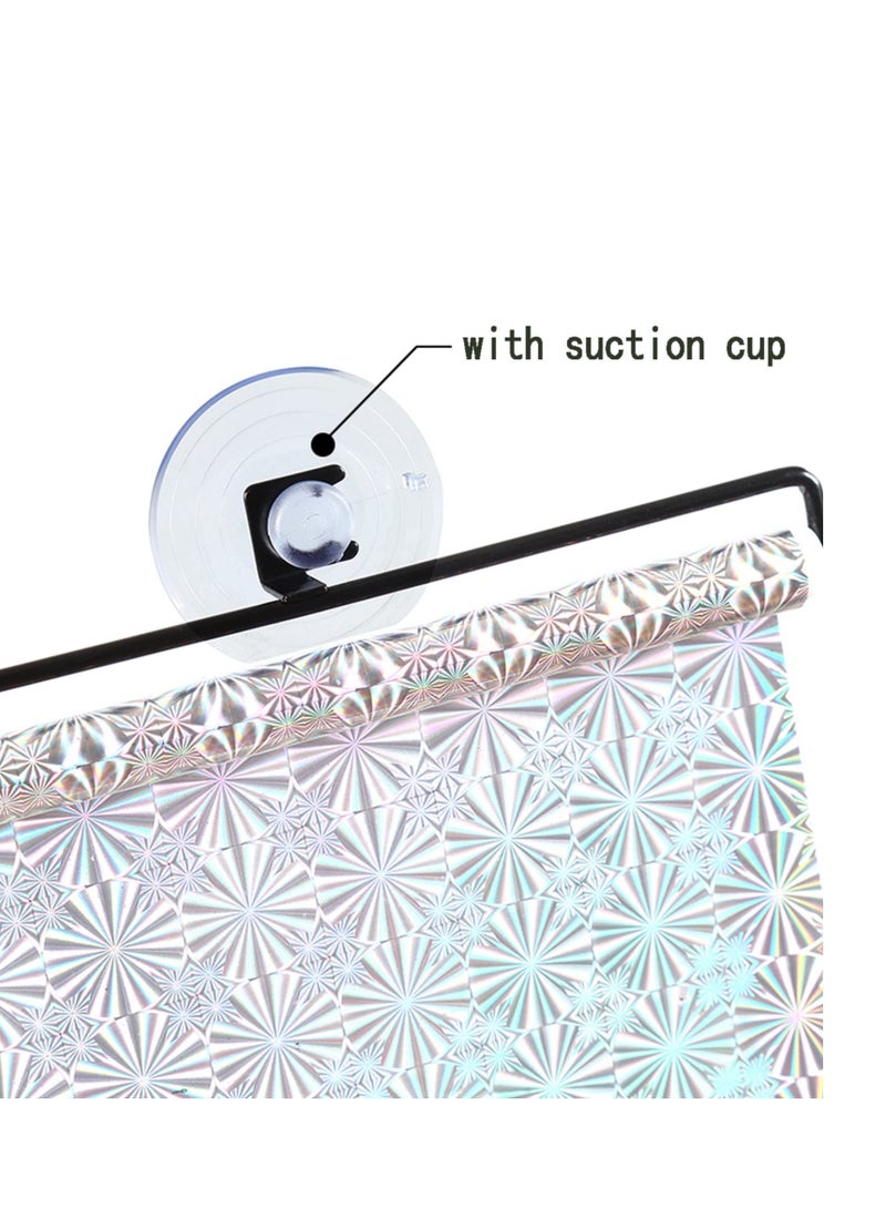 SYOSI Suction Cup Sunshade Blackout Curtain,Sun Protection Roof Window Roller Blind,Temporary Portable Window Cover Curtain,Privacy Screen Insulation Curtain,Without Drilling (40x125cm/15.7x49.2in) - Image 4