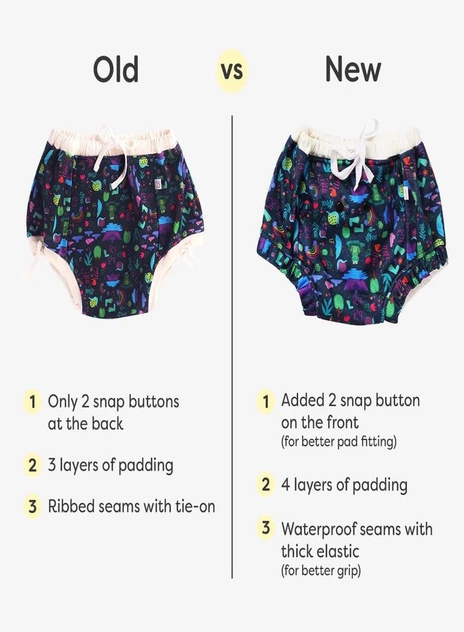 SuperBottoms Bedwetting Diapers for Older Kids (4-6 years) l Pull-Up Style Diapers to Hold Accidental Pees l Washable & Reusable l Rash Free Diapers(Pack of 3) - Image 3
