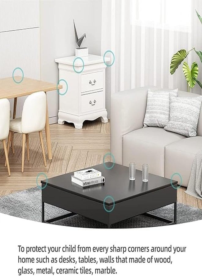 Storescent Silicone Corner Protector Sharp Edge Protector for Furniture Like Baby Bed Table Corners Edge Protector Child Safety Corner Edge Corner Safety Guard for Kids (Transparent, 2pcs) - Image 3