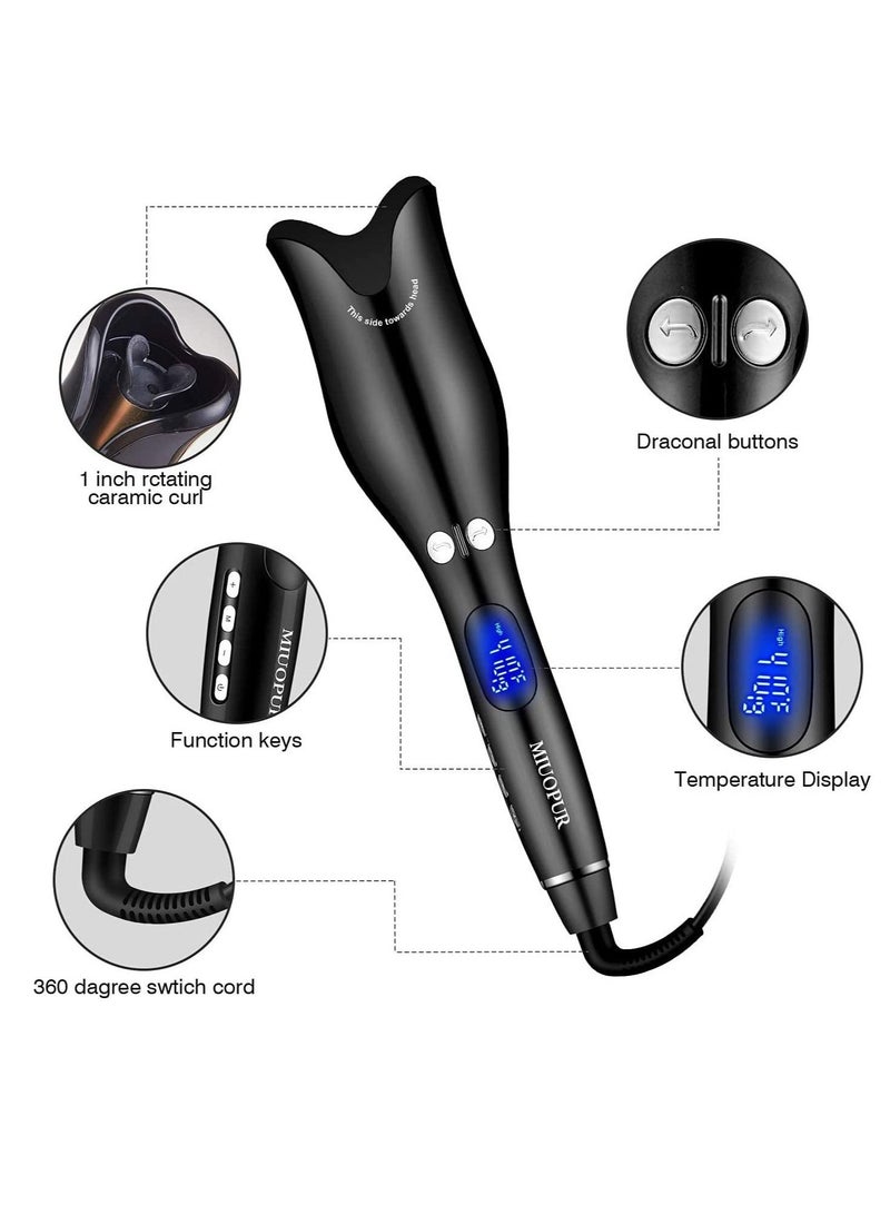 Multi-Automatic Hair Curler Hair Curling Iron LCD Ceramic Rotating Hair Waver Magic Curling Wand Irons Hair Styling Tools - Image 1