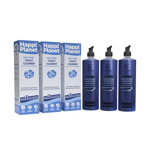 Happi Planet | Organic Disinfectant Toilet Cleaner | 3L | Non Toxic, Natural, Plant Based, Biodegradable, Herbal | Eliminates Tough Grime, Germs & Bacteria | No Toxic Fumes - Image 1