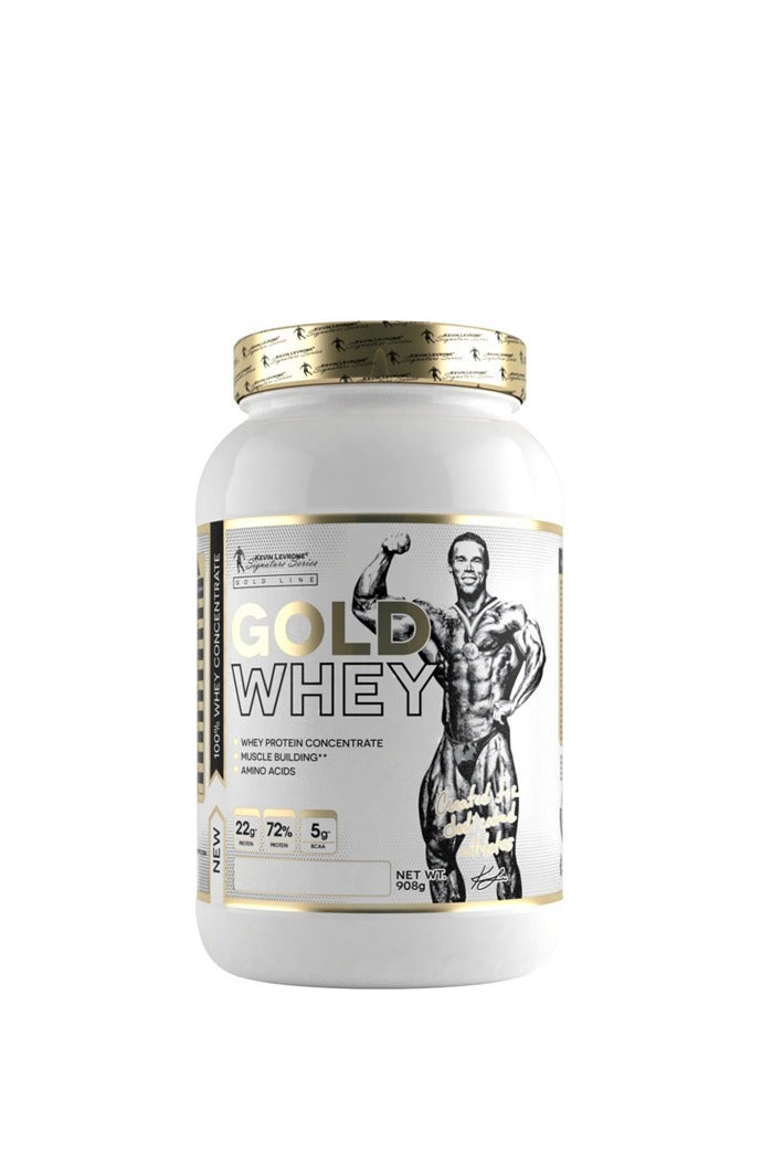 KEVIN LEVRONE بروتين مصل اللبن الذهبي، 100% مركز مصل اللبن، فريب كوفي، 908 جرام