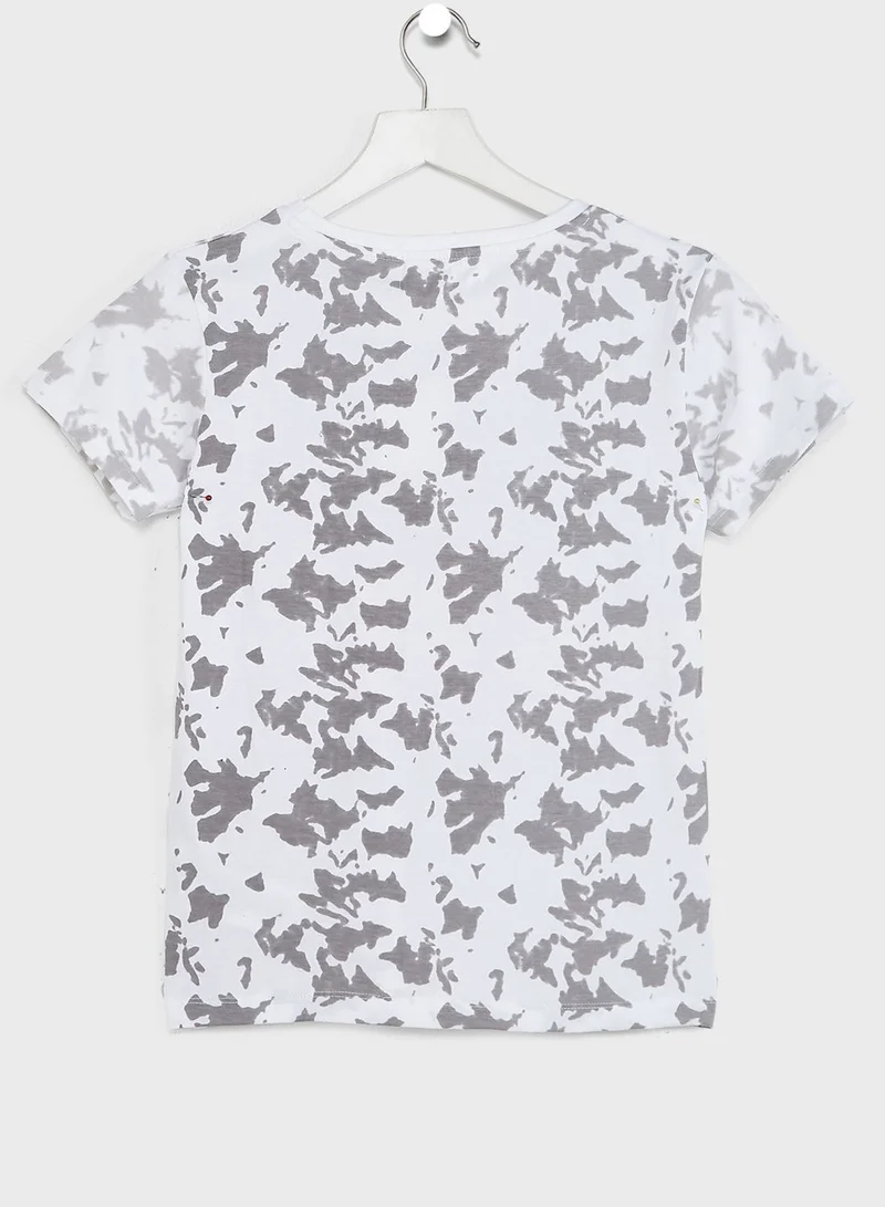 MINOTI Teen Stay Cool Basic Graphic Crew Tee