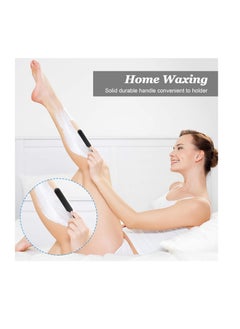 Patelai Non Stick Wax Spatulas Silicone Waxing Sticks Waxing Applicator Hair Removal Large Wax Sticks Reusable Scraper Large Area Hard Wax Sticks for Home Salon Body Use Mixing Resin  - Image 4
