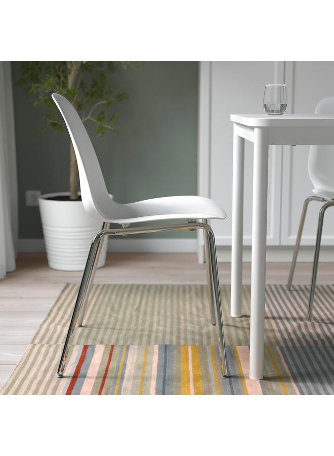 Zaboon Chair, White/Sefast Chrome-Plated - Image 2