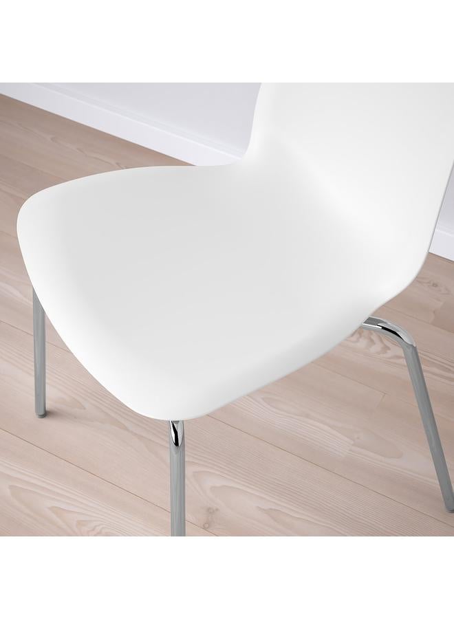 Zaboon Chair, White/Sefast Chrome-Plated - Image 5