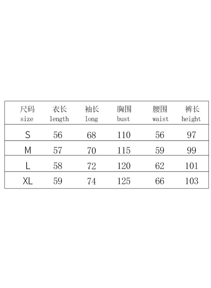 NIBEMINENT Spring Solid 2 Piece Casual Home Suit Women Loose Round Neck Long Sleeved Pullover Top Elastic Waist Lace Up Trousers Set - Image 4