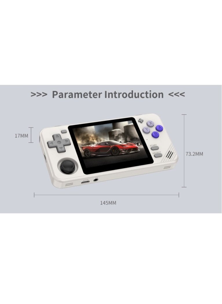 Powkiddy - POWKIDDY RGB10X Handheld Game Console 3.5 Inch IPS OCA full lamination Screen Retro Video Game Console Open Source Linux Game Player Support WiFi Bluetooth 10000+ Games Portable PSP(128G Orange) - Image 1