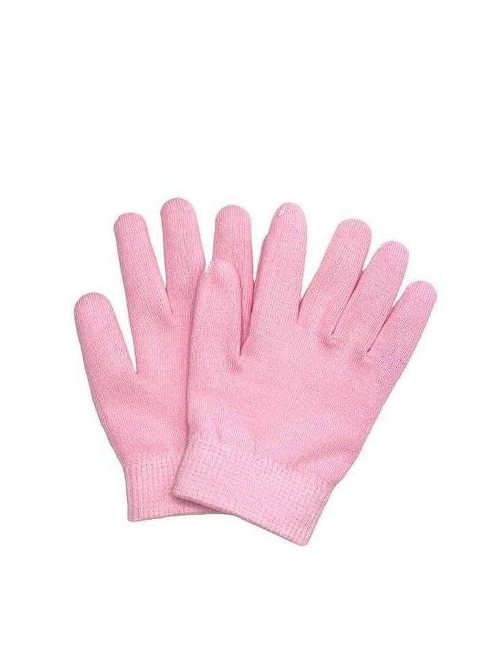 Spa System Spa Gel Gloves to Moisturize Hands with Jojoba Oil, Olive Oil, Vitamin E, Rose Oil - Image 2