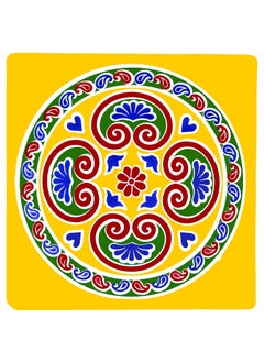 ABS HERBALS ABS HERBALS Rangoli Sticker Kolam Sticker for Wall Tile Floor Steel Sticker MEROON Modal S4PCM2P Pack of 6Pcs  - Image 4
