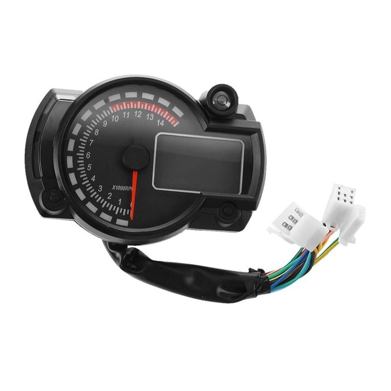 QASULER Universal Motorcycle Tachometer - Image 1