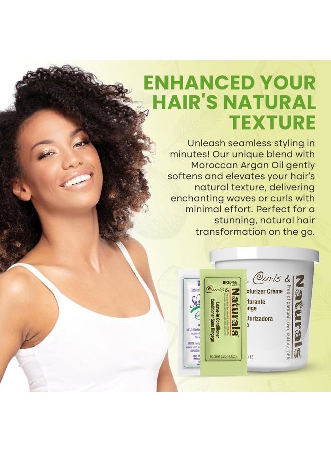 Curls & Naturals مُنعّم شعر بتقنية التكسير مع زيت الأركان المغربي - Image 4