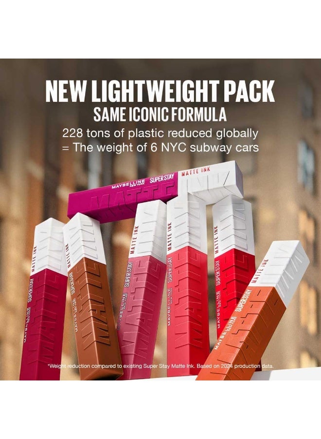 ميبلين نيويورك أحمر شفاه سائل مايبيلين سوبر ستاي مات إنك، رقم 510 شارمر - Image 5