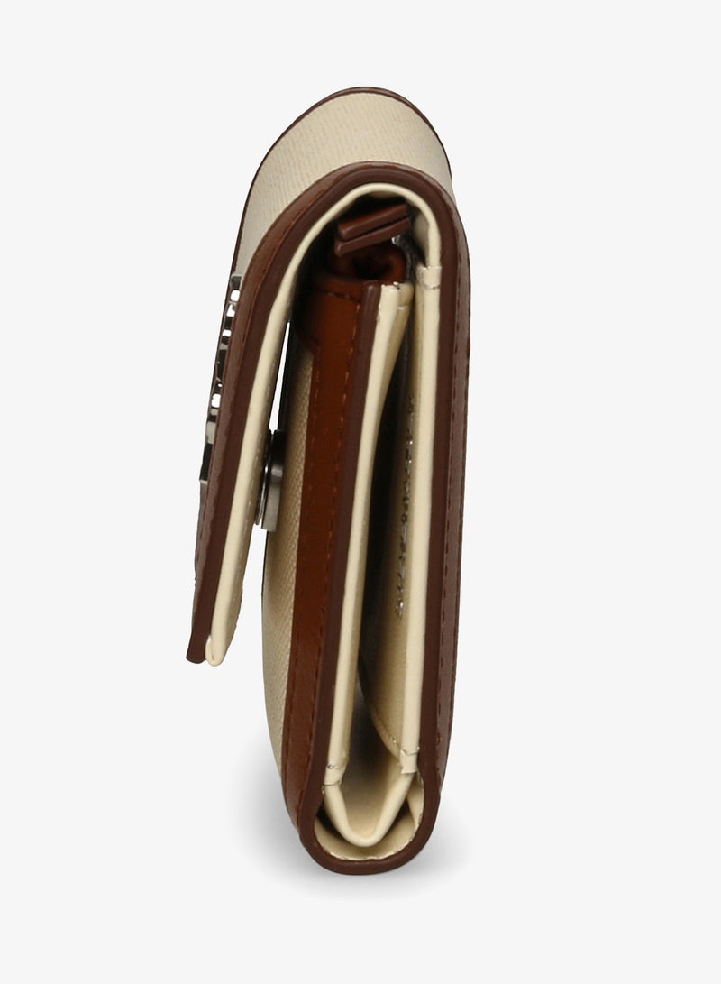 STEVE MADDEN Canvas Smooth PU Trifold Wallet - Image 4