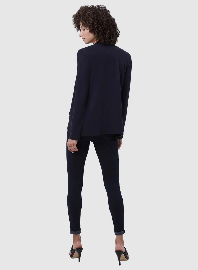 فرنش كونكشن Josie Jersey Drape Front Jacket