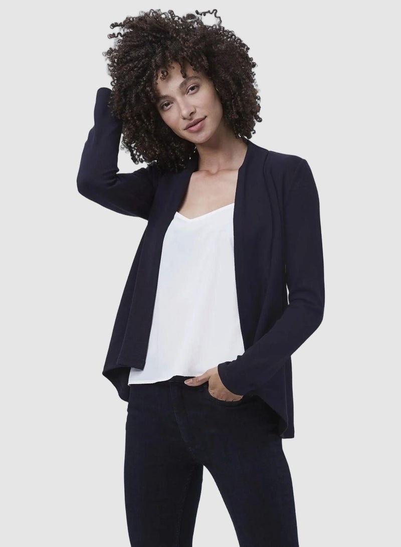 French Connection Josie Jersey Drape Front Jacket - Image 2