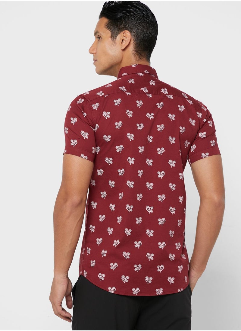 Cutway Collar Regular(Slim) Half Sleeve