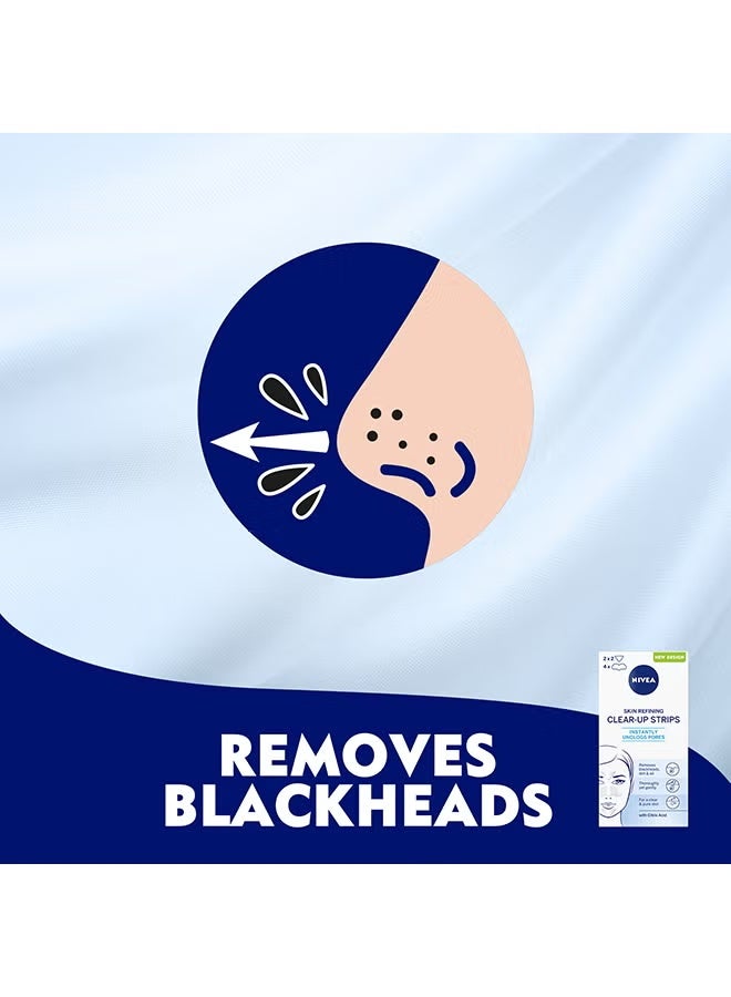 Nivea Face Skin Refining Clear-Up Strips With Citric Acid - Image 3