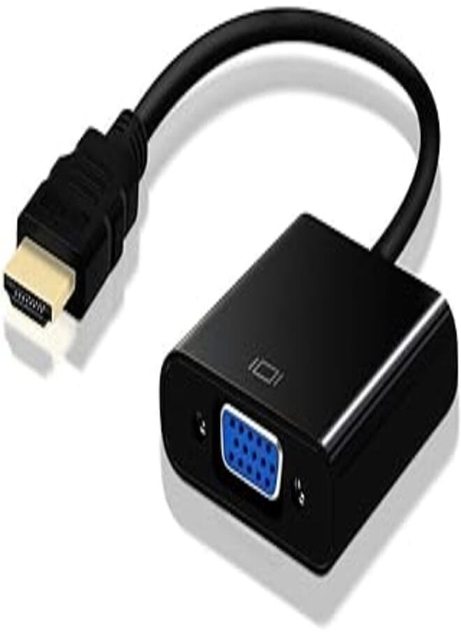 Generic - محول كابل HDMI إلى VGA، يدعم دقة Full HD 1080P لجهاز الكمبيوتر الشخصي أو PS3 أو PS4 أو مشغل الألعاب كابل HDMI - Image 1