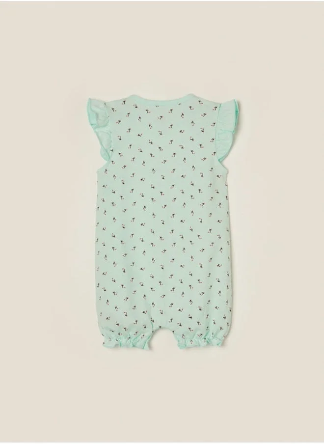 زيبي Romper Pyjamas for Baby Girls 'Better Together', Aqua Green