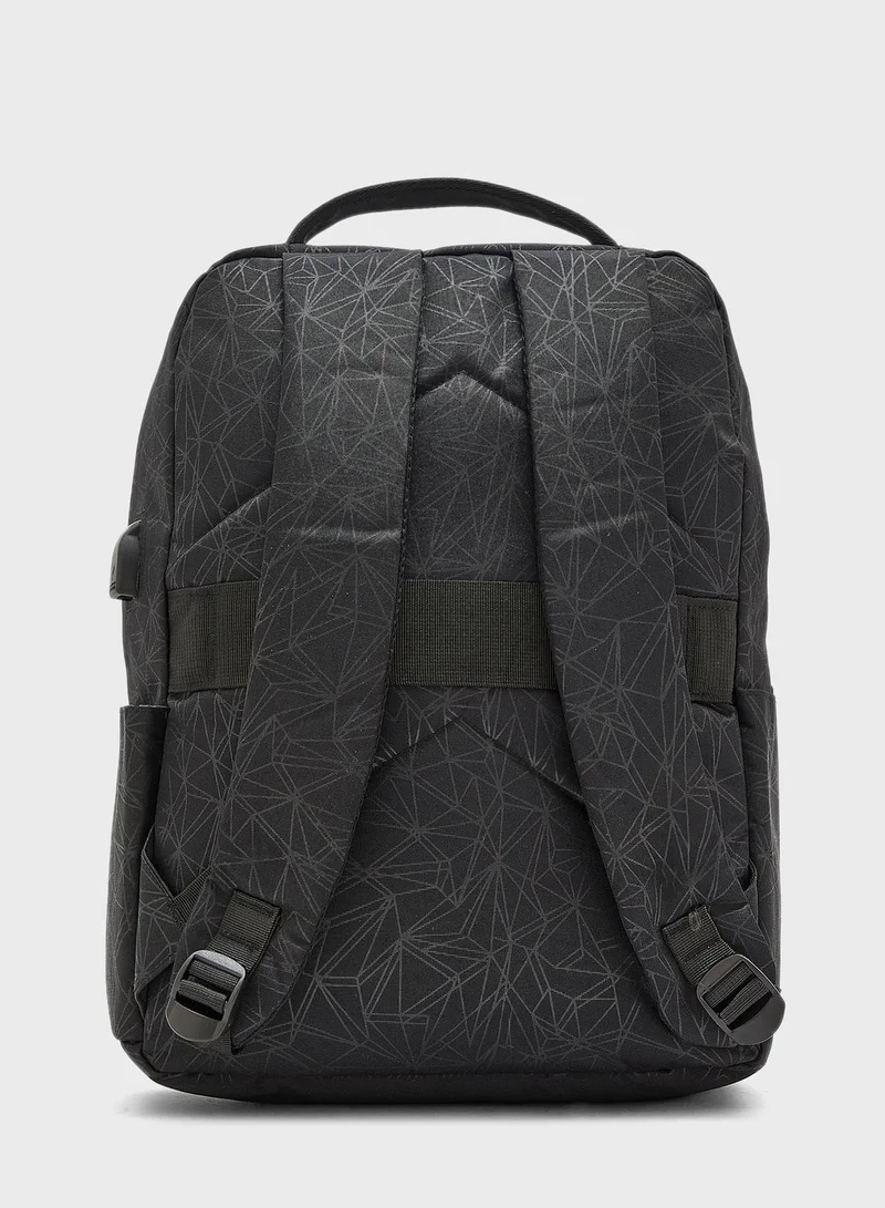 Robert Wood Essential Padded Office Laptop Backpack
