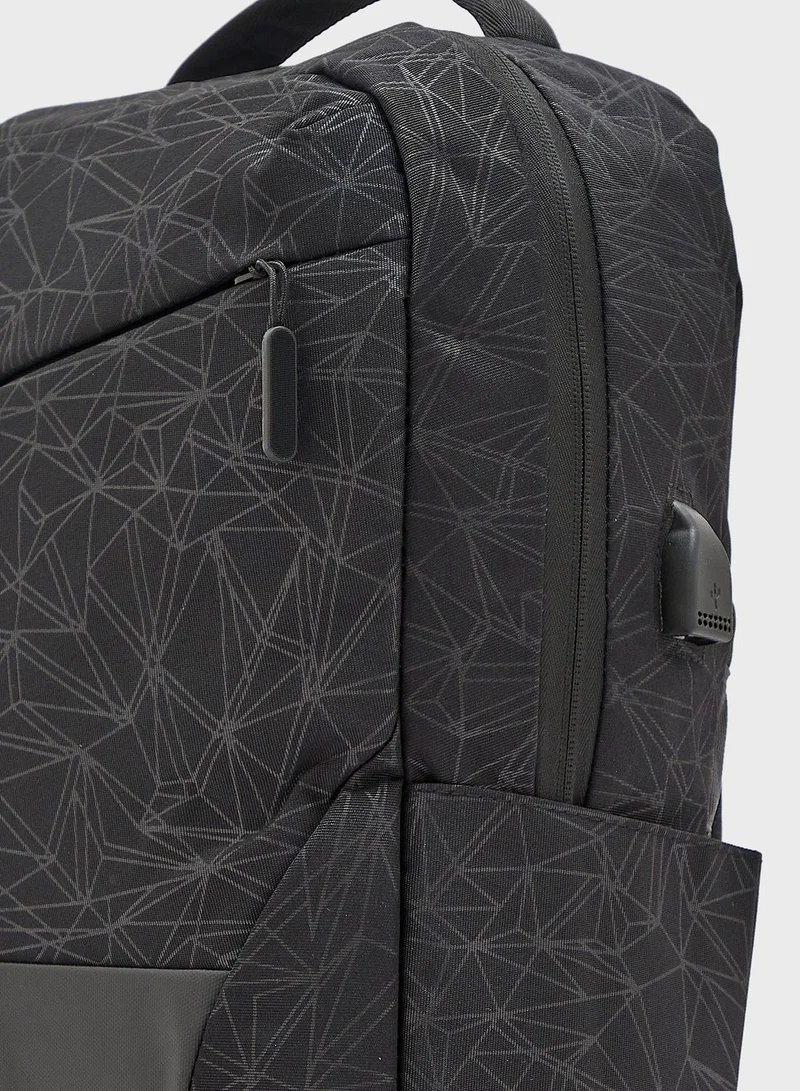Robert Wood Essential Padded Office Laptop Backpack