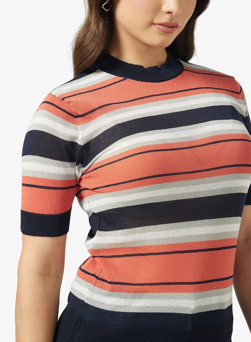 Ginger Fine Knit Stripe Sweater