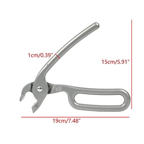 DEEKOUDT 1 Piece Aluminium Tongs Clamps, Stainless Steel Dish Clamps Kitchen Tongs Food Tongs Dish Plate Clamps for Cooking from Instant Pot Microwave Air Fryer. - Image 2