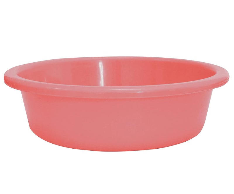 Kuber Industries Kuber Industries Multiuses Unbreakable Plastic Knead Dough Basket/Basin Bowl For Home & Kitchen 6 Ltr- Pack of 2 (Light Pink)  - Image 2