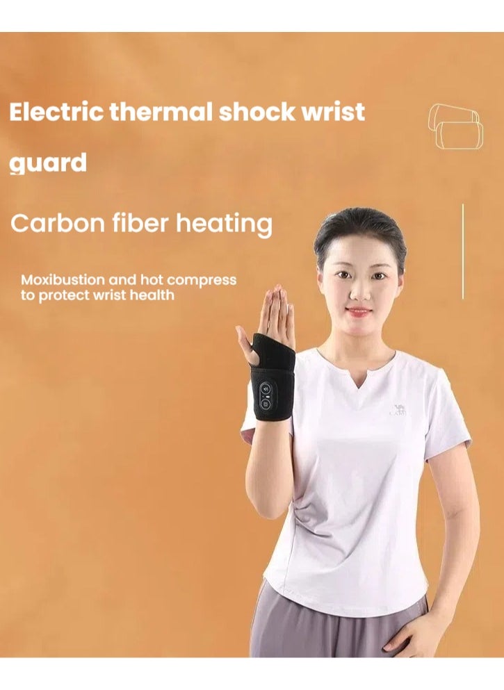 General Electric vibration wrist guards 5V carbon fiber temperature control vibration buttons warm warm compresses warm moxibustion wrist tendon sheaths  - Image 1