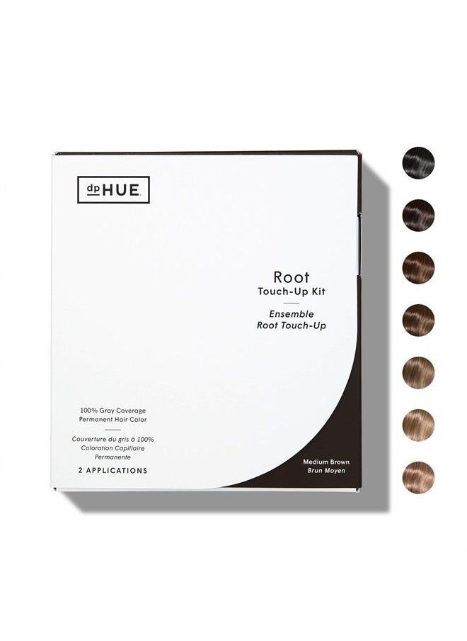 Root Touch-up Kit - Medium Brown, 2 Applications - Permanent Grey Hair Touch Up & Root Cover Up Solution - Low Ammonia, Salon-Quality Creme Hair Color Made in Italy - pzsku/ZFAD4302C00830EB0A80BZ/45/_/1686719731/93180d31-1eda-41be-a77b-3b35e6293989