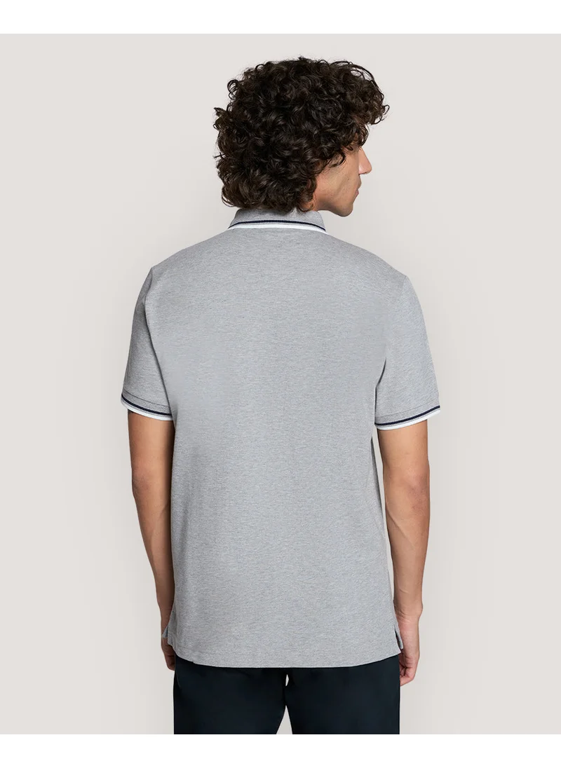 غانت Gant 2-Col Tipping Ss Pique Polo