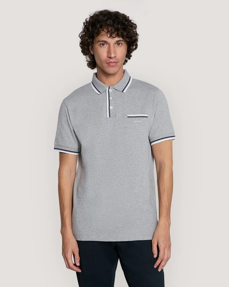 GANT Gant 2-Col Tipping Ss Pique Polo