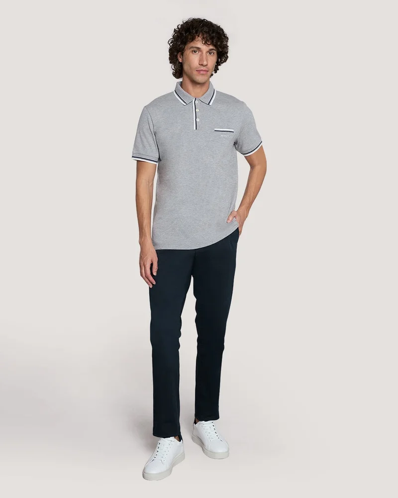 GANT  Gant 2-Col Tipping Ss Pique Polo for Men | Best Price UAE