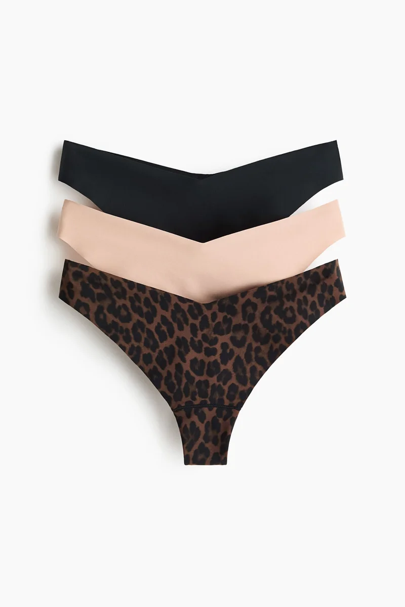 H&M 3-pack invisible thong briefs