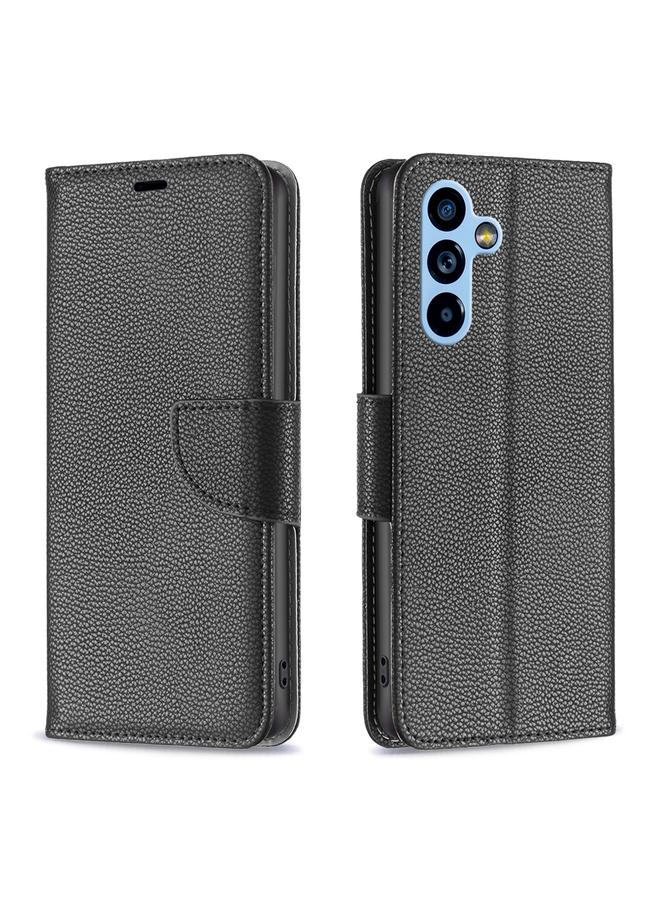 S-TOP Case For Samsung Galaxy A54 5G Litchi Texture Pure Color Leather Phone Case - Image 1
