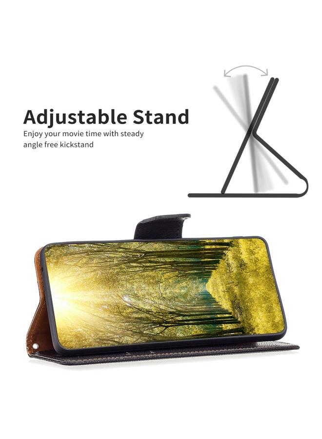 S-TOP Case For Samsung Galaxy A54 5G Litchi Texture Pure Color Leather Phone Case - Image 5