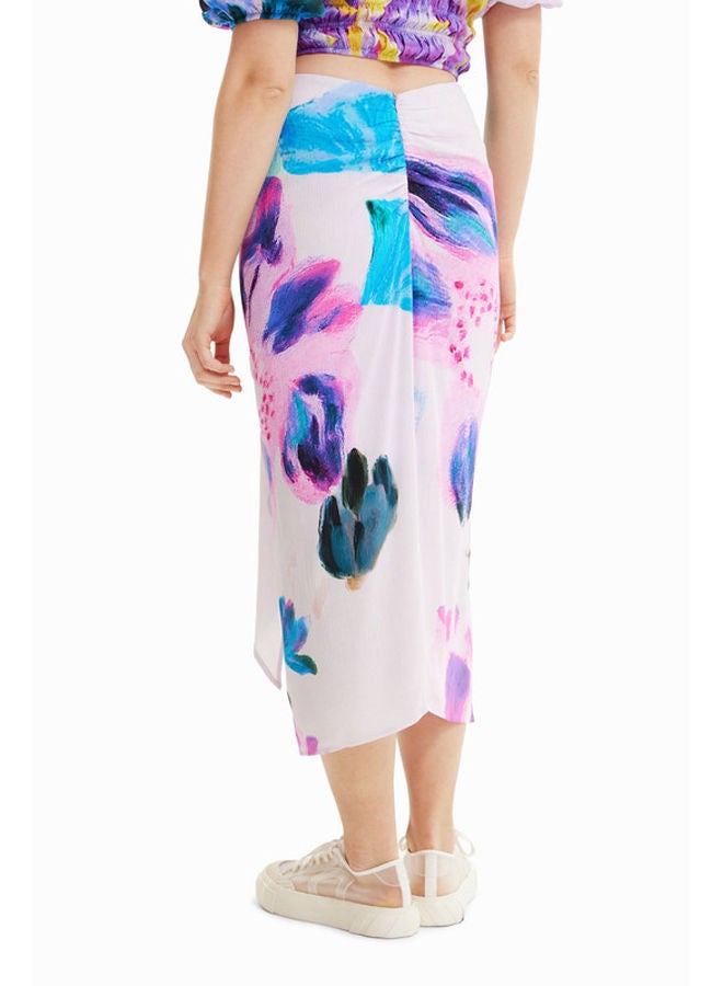 DESIGUAL M. Christian Lacroix handkerchief slit midi skirt  - Image 3