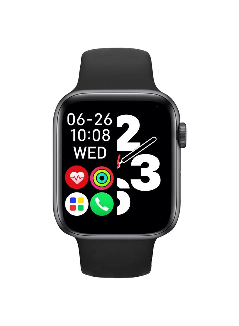 FromPro Smart Watch S9mini, Waterproof Black Touch Screen Magnetic Charging, Function: Record Steps, Heart Rate Monitoring, Smart Reminder, Sleep Detection - Image 1