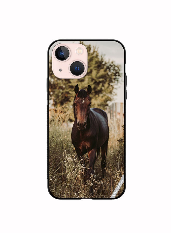 VR CREATIVE Protective Case Cover For Apple iPhone 14 Plus Brownie Horse Design Multicolour - Image 1