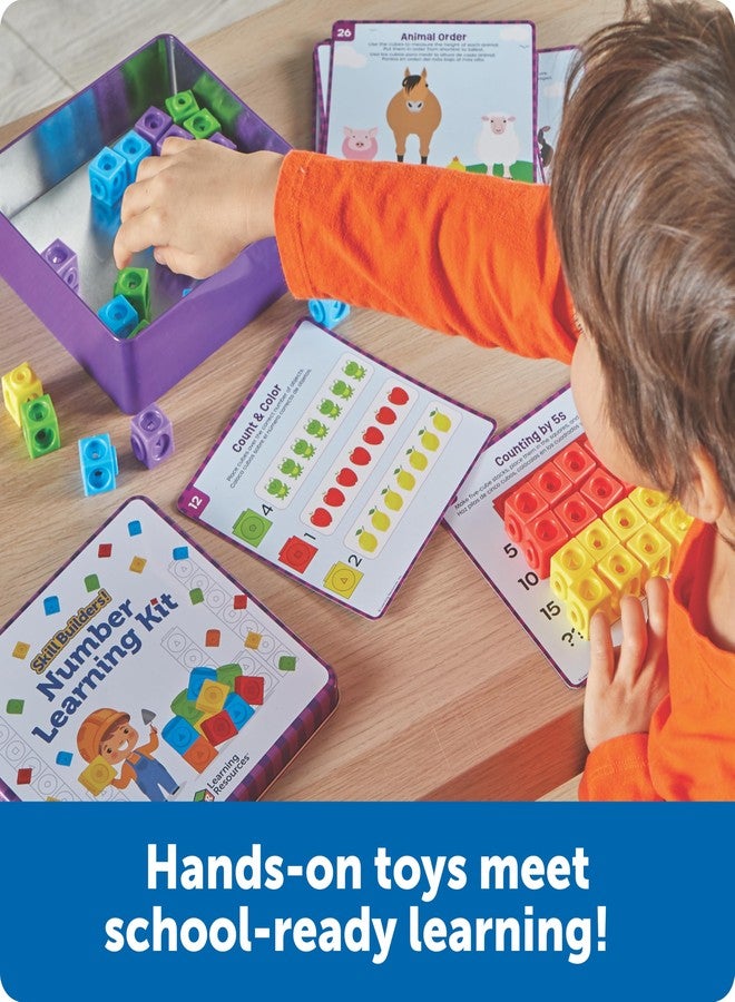 Learning Resources Skillbuilders Numbers Learning Kit - Math Manipulatives, Linking Cubes, Homeschool Supplies, Preschool Classroom Must Haves, Toddler Activities - Image 3