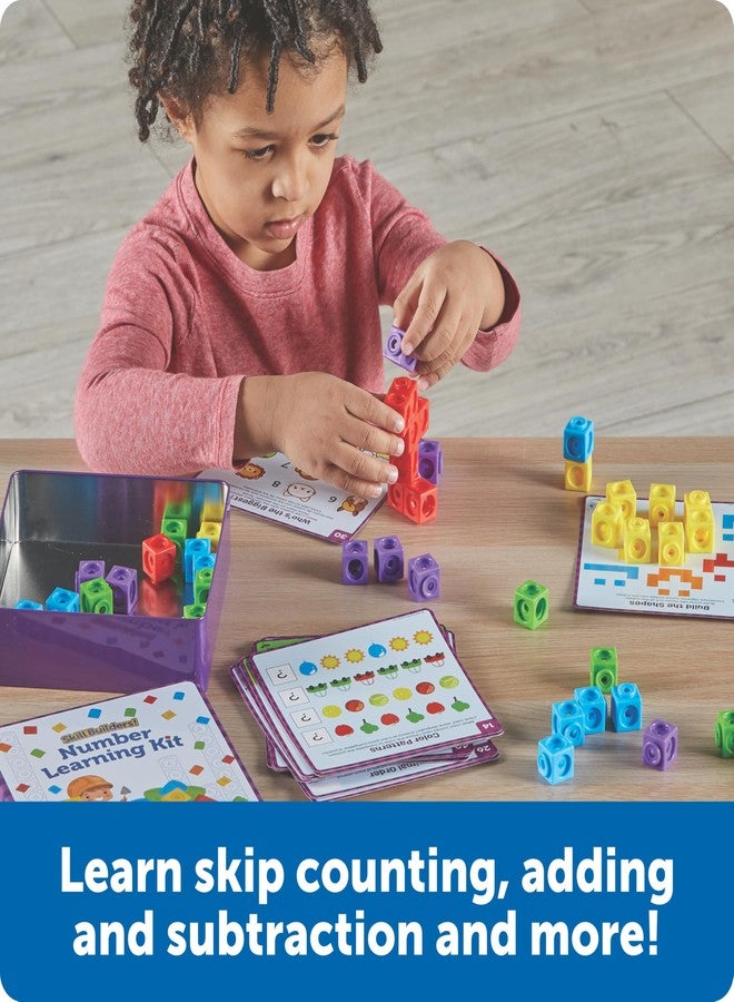 Learning Resources Skillbuilders Numbers Learning Kit - Math Manipulatives, Linking Cubes, Homeschool Supplies, Preschool Classroom Must Haves, Toddler Activities - Image 4
