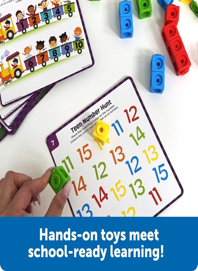 Learning Resources Skillbuilders Numbers Learning Kit - Math Manipulatives, Linking Cubes, Homeschool Supplies, Preschool Classroom Must Haves, Toddler Activities - Image 2