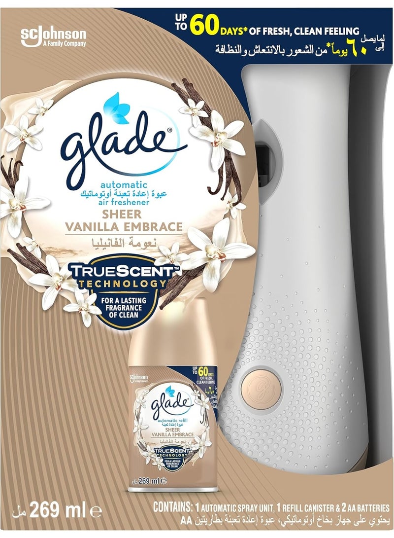 جليد جهاز معطر جو أوتوماتيكي - نعومة الفانيليا، 269 مل - Image 1