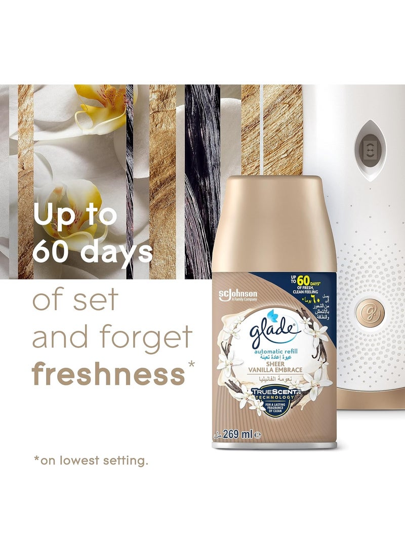 جليد جهاز معطر جو أوتوماتيكي - نعومة الفانيليا، 269 مل - Image 4