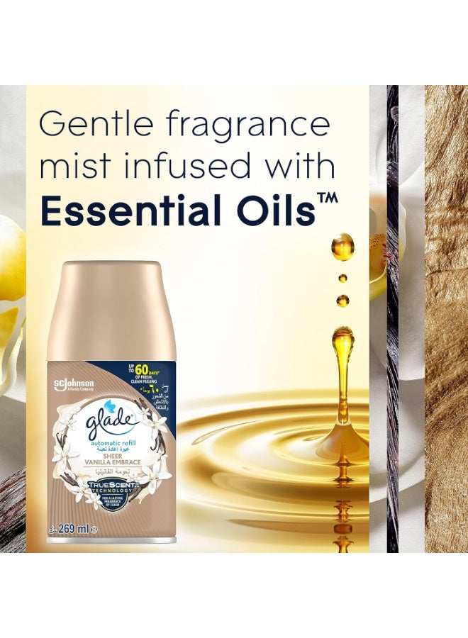 جليد جهاز معطر جو أوتوماتيكي - نعومة الفانيليا، 269 مل - Image 2