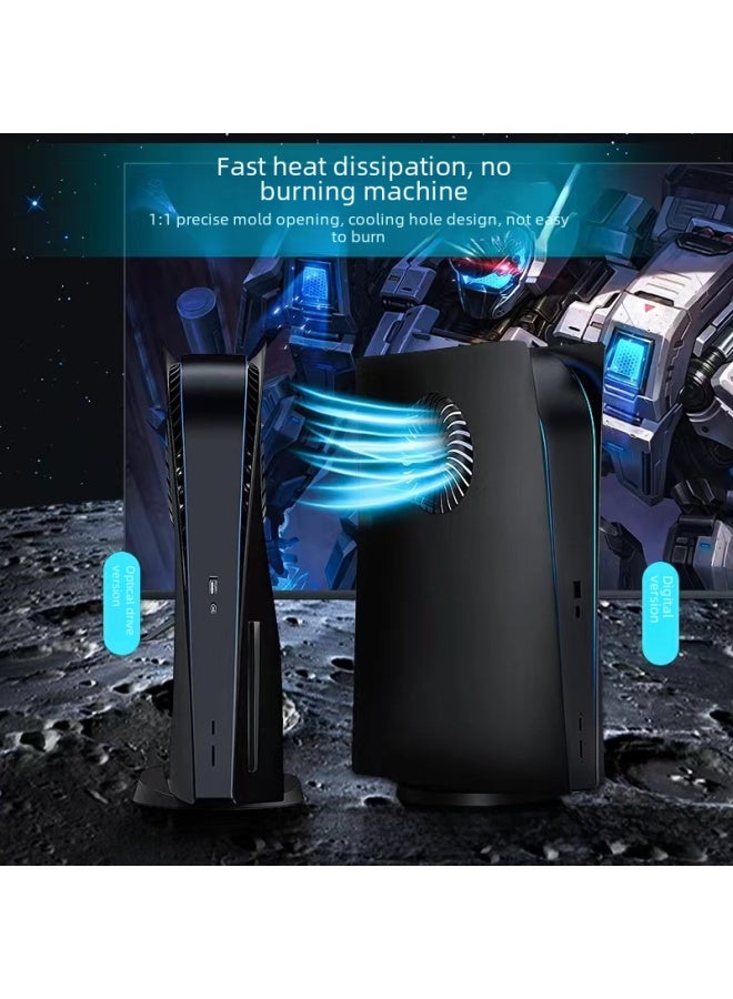 Ps5 Console Replacement Shell Cooling Vent Panel Shockproof Scratchproof Dustproof Protective Cover For Ps5 Console Accessories-Product Color:P5-2.0 Optical Drive Version-galaxy Purple - Image 4