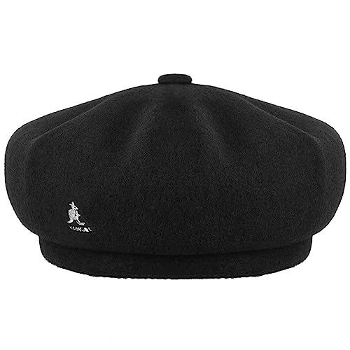 Kangol Wool Jax Beret for Women and Men, Extra-Large, Black - Image 1