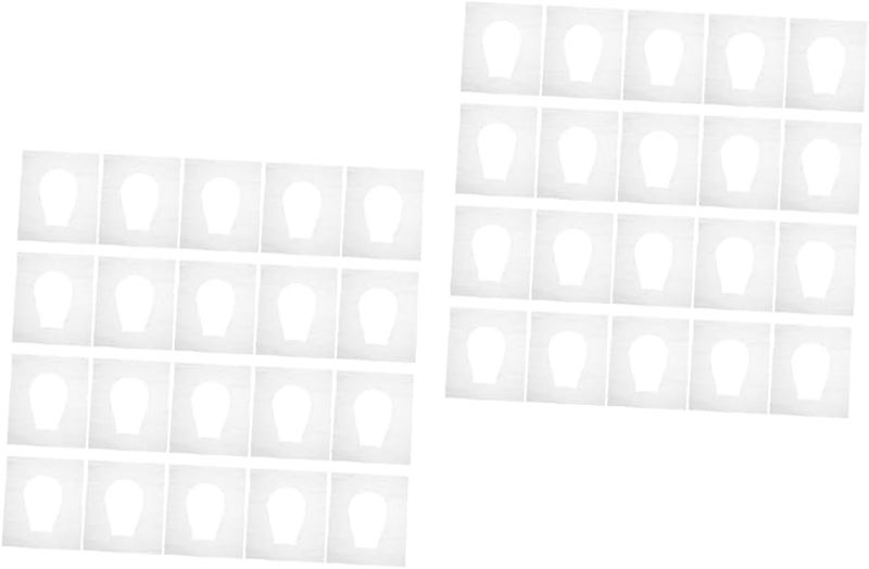 Tehaux أغطية مرحاض يمكن التخلص منها 200 قطعة 2 عبوة مناسبة للسفر للفنادق والتخييم - Image 1