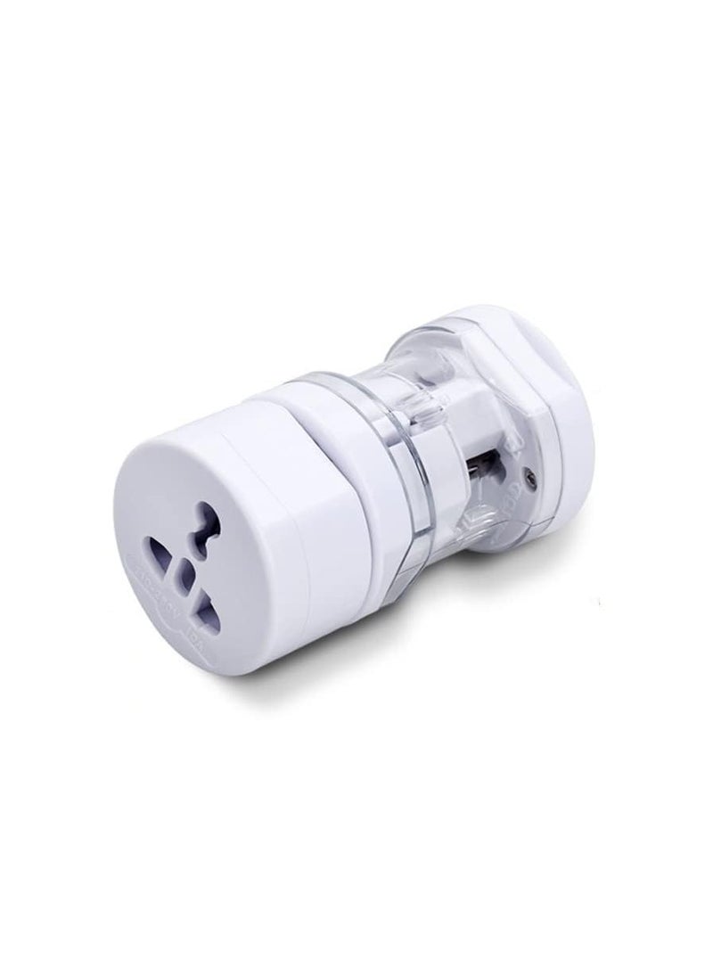 PALIWAL CREATION International Travel Adapter Universal Travel Adapter International Multipurpose Travel Adapter All in One US AUS UK EU NZ Europe NorthSouth America 150 Countries White  - Image 1